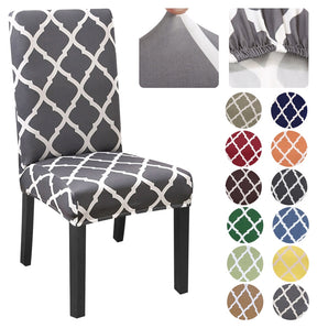 Spandex Printed Stretch Elastic Chair Covers