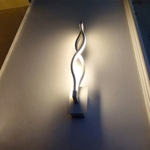 Aluminum Wave Wall Light