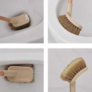 Pristine Pro Toilet Brush with Beechwood Handle