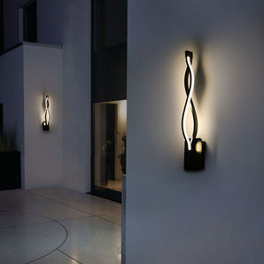 Nordic Style Wave Wall Light