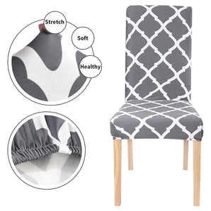 Spandex Printed Stretch Elastic Chair Covers